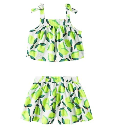 Fábula Set top et short imprimé en coton - Fabula - Modalova