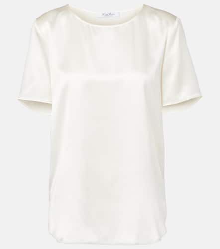 T-shirt Dida en satin de soie - Max Mara - Modalova