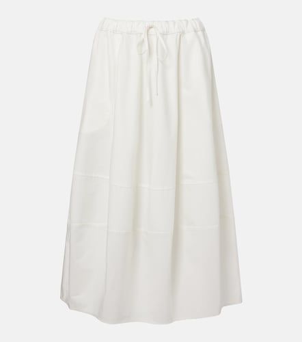 Jupe midi en popeline de coton - Polo Ralph Lauren - Modalova