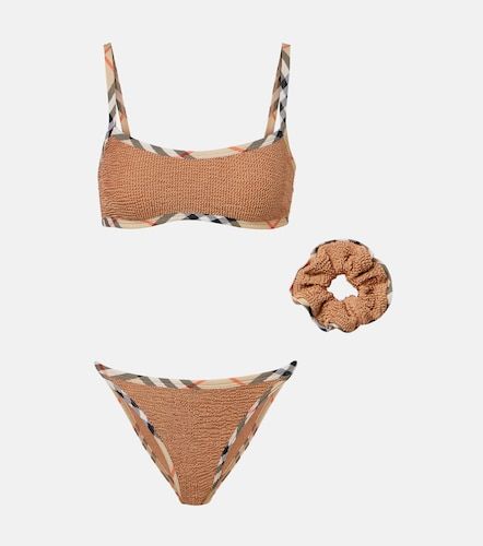 X Hunza G Bikini Tyler Check - Burberry - Modalova