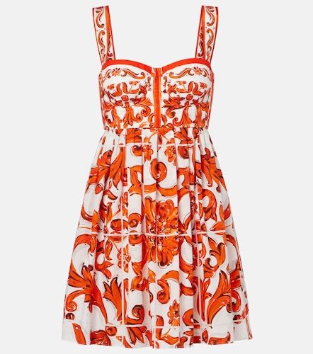 Robe Majolica en coton - Dolce&Gabbana - Modalova
