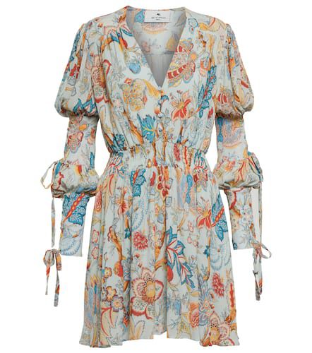 Etro Robe en crêpe à fleurs - Etro - Modalova