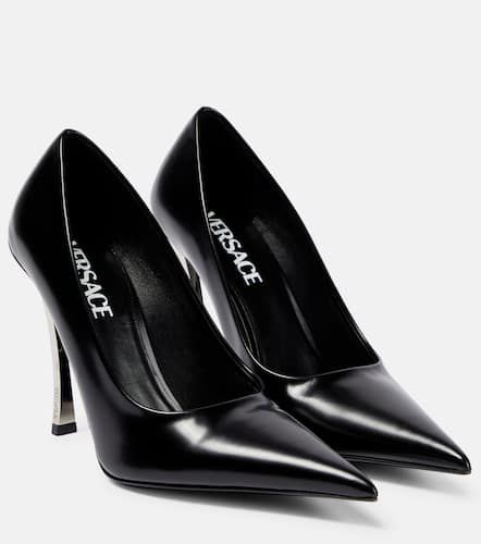 Versace Escarpins Pin-Point en cuir - Versace - Modalova