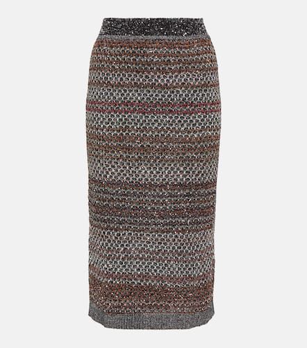 Jupe crayon raye  sequins - Missoni - Modalova