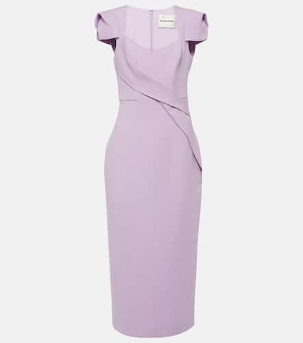 Robe midi en laine et soie - Roland Mouret - Modalova