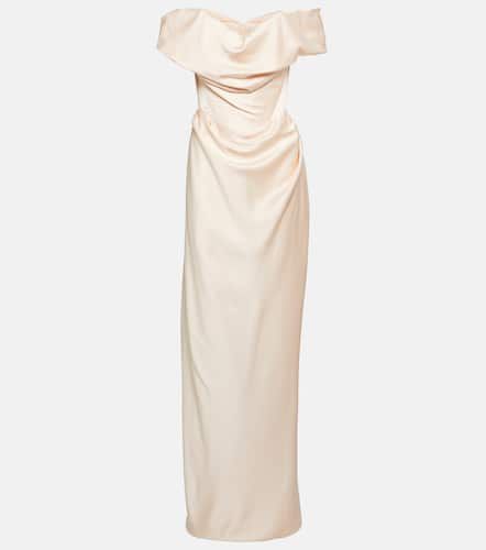 Robe longue Nova Cocotte en satin - Vivienne Westwood - Modalova