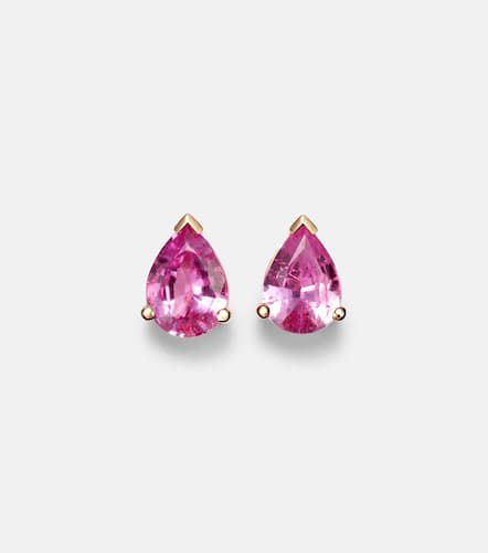 Boucles d'oreilles en or rose 18 ct, saphirs et diamants - Shay Jewelry - Modalova