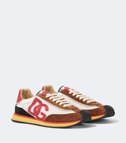 Baskets DG Runner en daim - Dolce&Gabbana - Modalova
