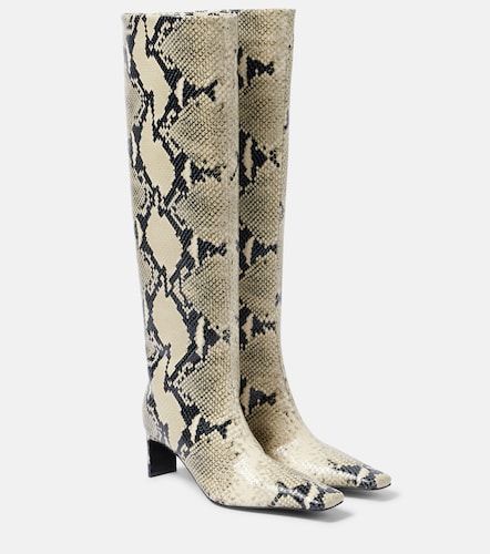 Bottes Ona 55 en cuir façon serpent - Khaite - Modalova