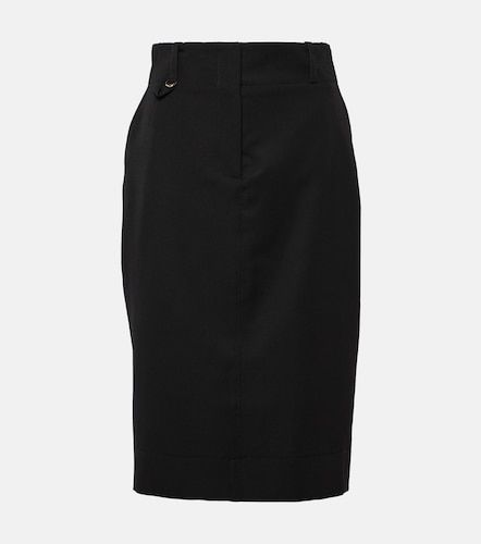 Jupe midi Bari en laine vierge - Jacquemus - Modalova