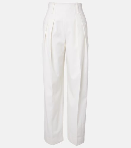 Pantalon ample en laine mélangée - Victoria Beckham - Modalova