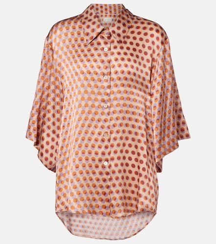Chemise en soie à pois - Dries Van Noten - Modalova