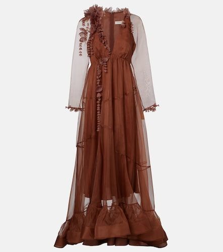 Zimmermann Robe longue Como en soie - Zimmermann - Modalova
