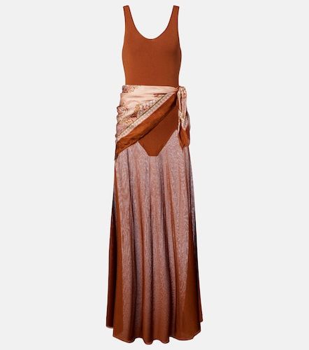 Robe longue Aster à finitions en soie - Zimmermann - Modalova