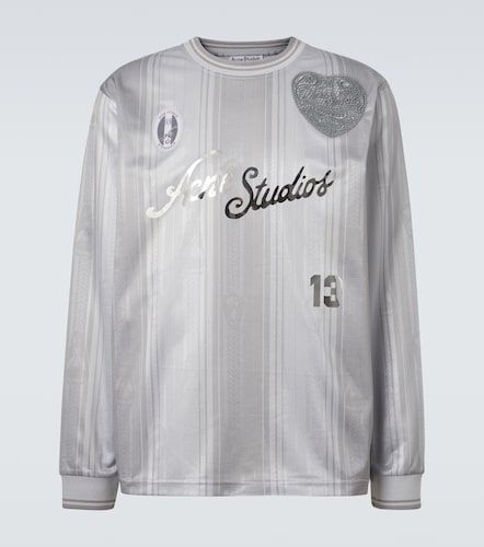 Acne Studios T-shirt rayé à logo - Acne Studios - Modalova