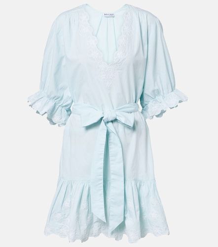 Robe en coton à broderie - Juliet Dunn - Modalova