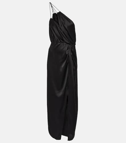 Robe midi asymétrique en soie - The Sei - Modalova