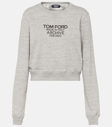 Sweat-shirt en coton à logo - Tom Ford - Modalova