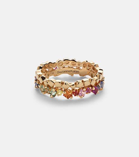 Bague Rainbow Mini en or 18 ct et saphirs - Suzanne Kalan - Modalova