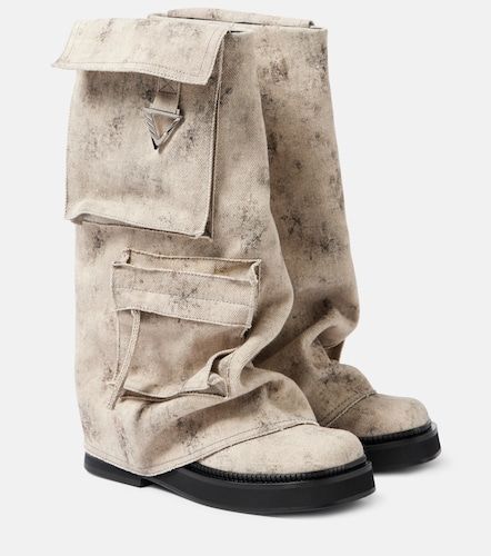 Bottes de combat Robin en toile - The Attico - Modalova