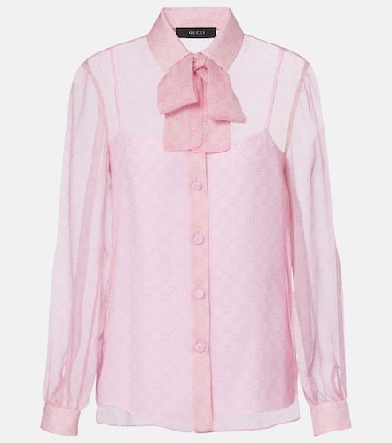 Chemise GG imprimée en mousseline - Gucci - Modalova