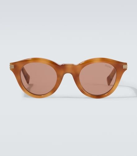 Zegna Lunettes de soleil rondes - Zegna - Modalova
