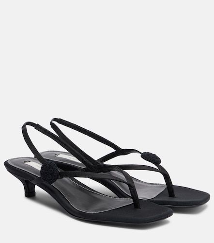 Sandales slingback à appliqués floraux - Toteme - Modalova