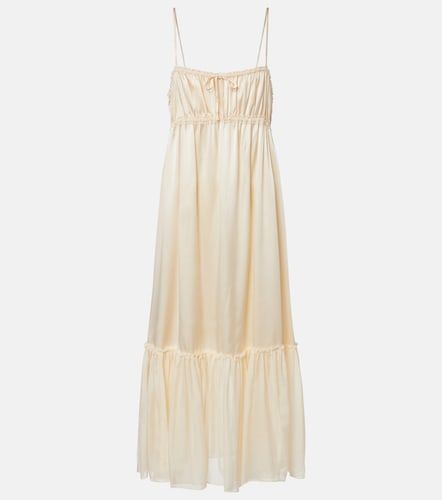 Robe Marielle en soie froncée - Ulla Johnson - Modalova
