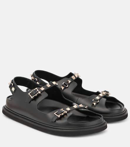 Sandales Rockstud en cuir - Valentino Garavani - Modalova