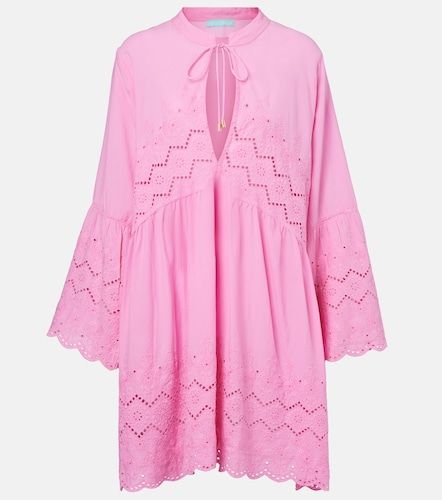 Cafetan Sebenna en coton à broderie - Melissa Odabash - Modalova