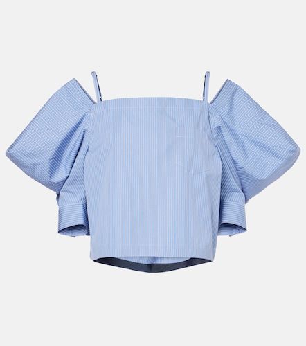 Sacai Top rayé en coton - Sacai - Modalova