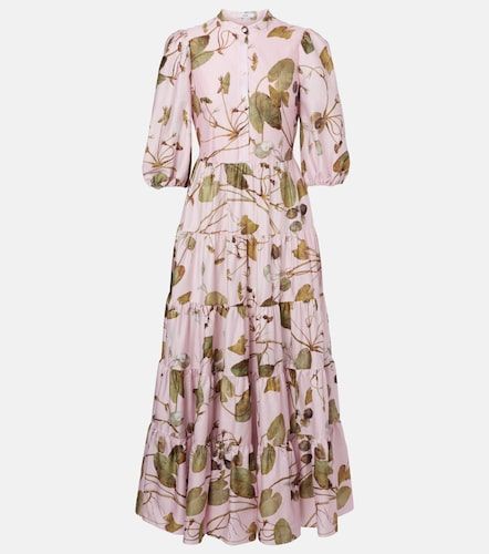 Robe chemise en coton à fleurs - Erdem - Modalova