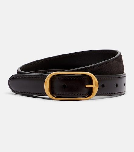 Ceinture Reine en cuir et daim - Nili Lotan - Modalova