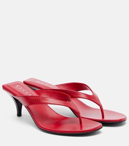 Gucci Mules Vittoria en cuir - Gucci - Modalova