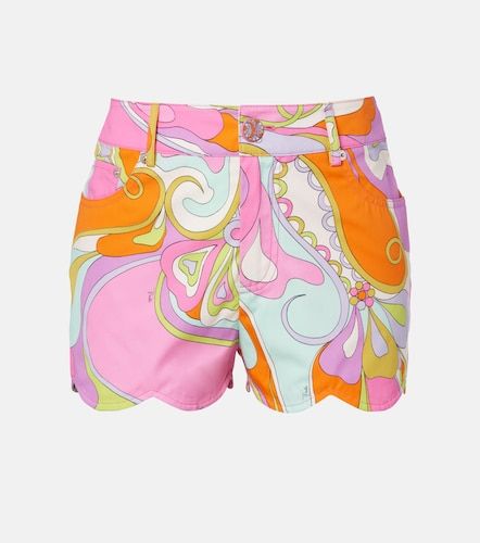 Short Orchidee en coton à imprimé - Pucci - Modalova