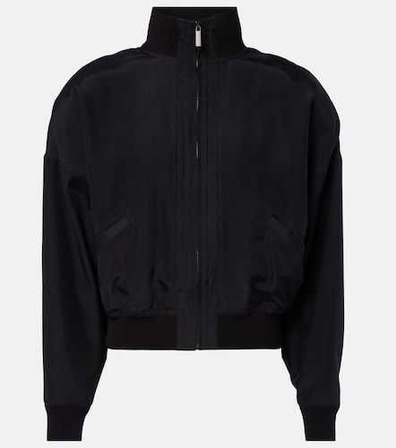 Gucci Veste bomber en soie - Gucci - Modalova