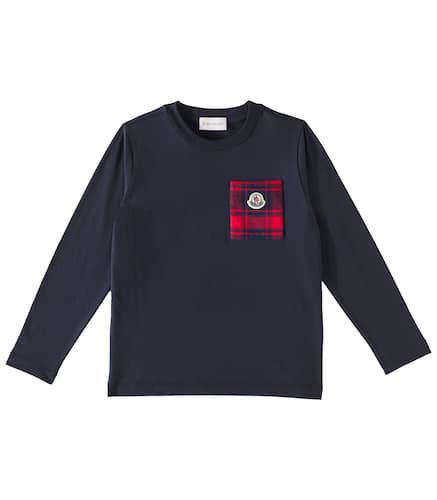 Moncler Enfant Top en coton à logo - Moncler Enfant - Modalova