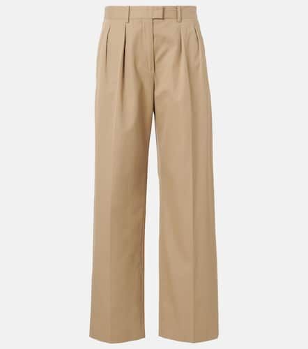 Pantalon Alfidis en coton et cachemire - The Row - Modalova