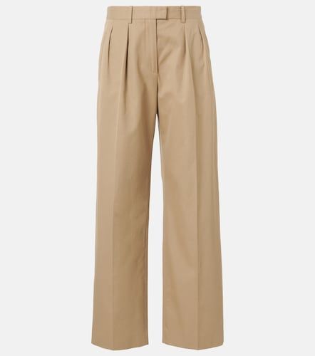 Pantalon Alfidis en coton et cachemire - The Row - Modalova