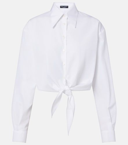 Chemise courte en coton - Dolce&Gabbana - Modalova