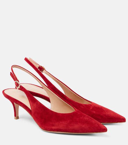 Escarpins slingback Robbie en daim - Gianvito Rossi - Modalova