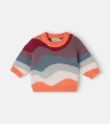 Bébé – Pull Knud en jacquard de coton - Wheat - Modalova