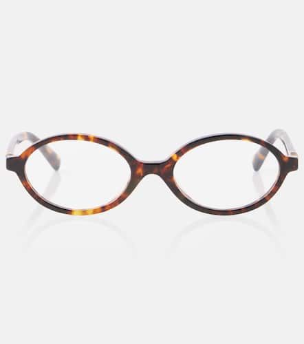 Miu Miu Lunettes ovales - Miu Miu - Modalova