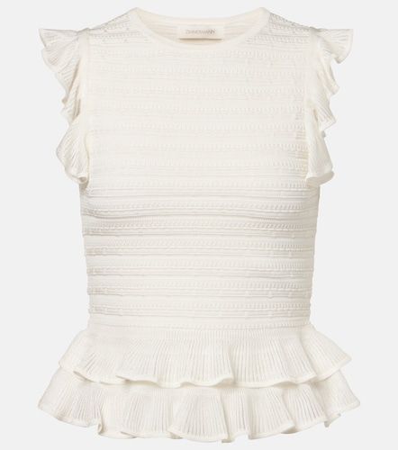 Zimmermann Top Luna à volants - Zimmermann - Modalova