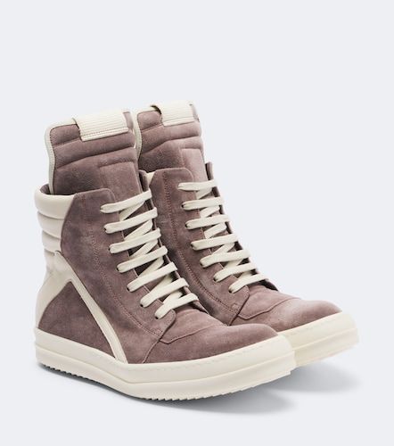 Baskets Geobasket en daim - Rick Owens - Modalova