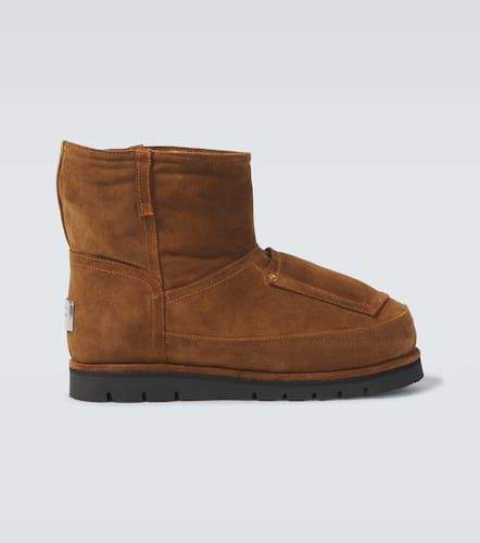 Bottines en daim et shearling - Acne Studios - Modalova