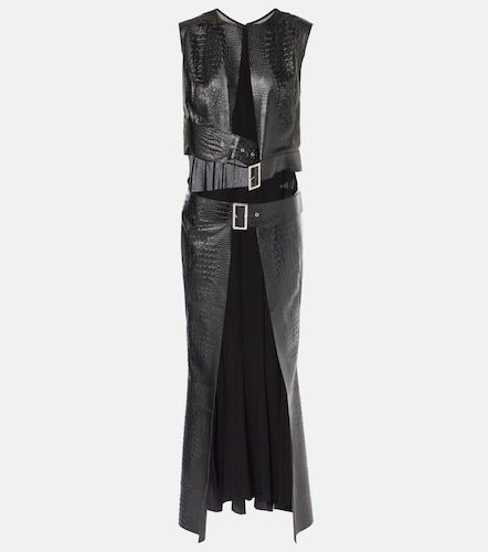 Robe midi effet serpent - Junya Watanabe - Modalova