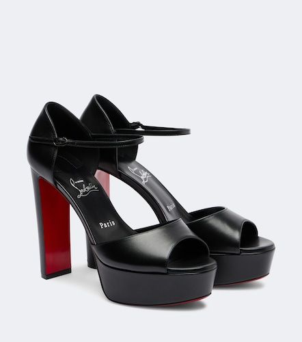 Sandales Sandaloo à plateau en cuir - Christian Louboutin - Modalova