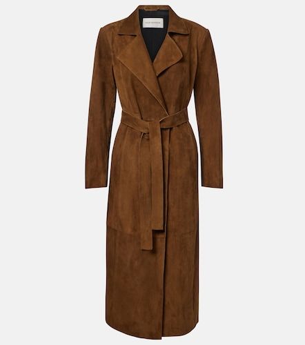 Manteau portefeuille Winona en daim - Nour Hammour - Modalova