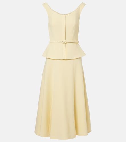 Robe midi en crêpe de laine - Roland Mouret - Modalova